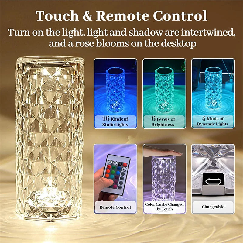 USB Crystal Touch Lamp - Smart Shop (Online Store for wise shoppers) 