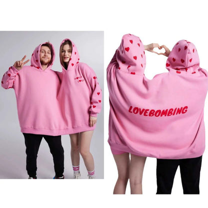 Couples Double Hooded Pullover - Smart Shop (Online Store for wise shoppers) 