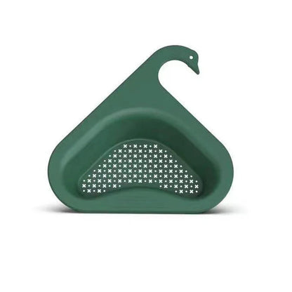 Swan-Shaped Sink Drain Basket - Multifunctional Kitchen Strainer & Organizer