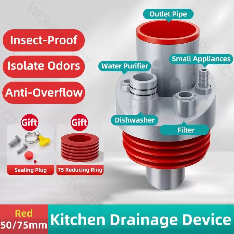 Anti odor Sink Drain Pipe Connector - Smart Shop (Online Store for wise shoppers) 