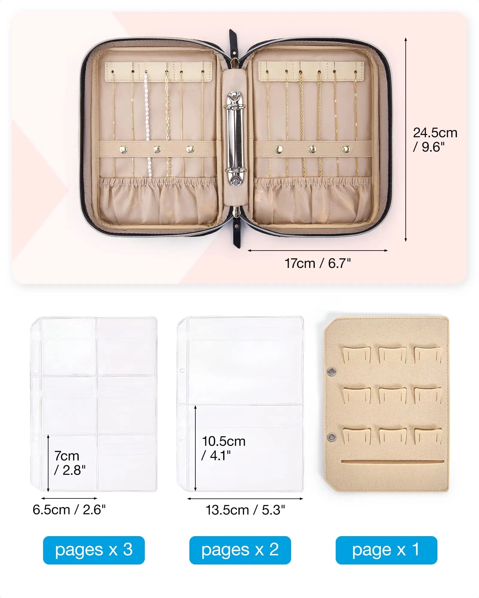 Jewelry Travel Organizer Case - Smart Shop (Online Store for wise shoppers) 