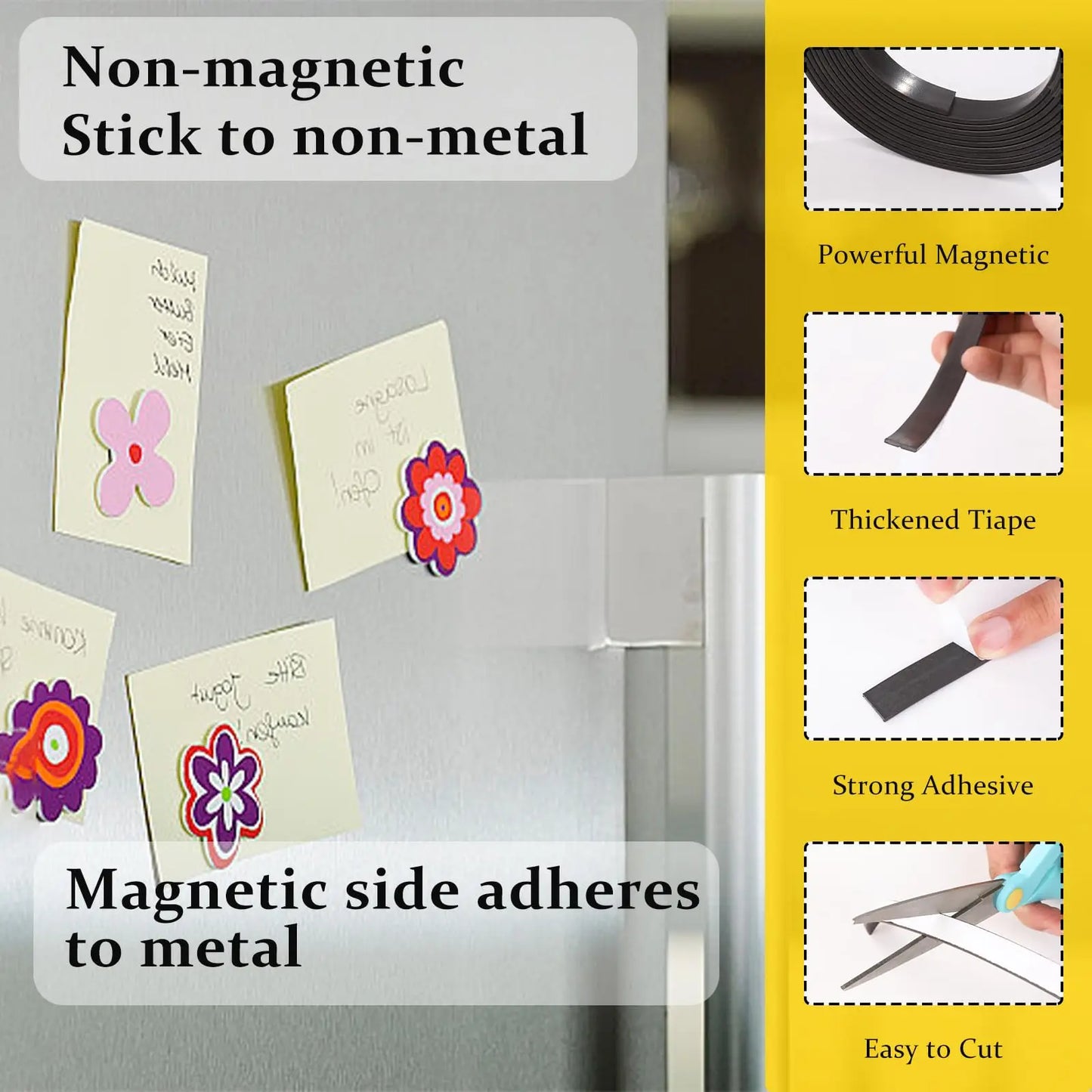 Self Adhesive Flexible Magnetic Strip - Smart Shop (Online Store for wise shoppers) 