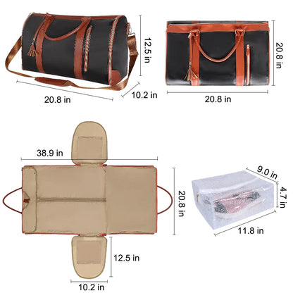 Stylish Large Capacity Folding Suit Storage Travel Bag for Women