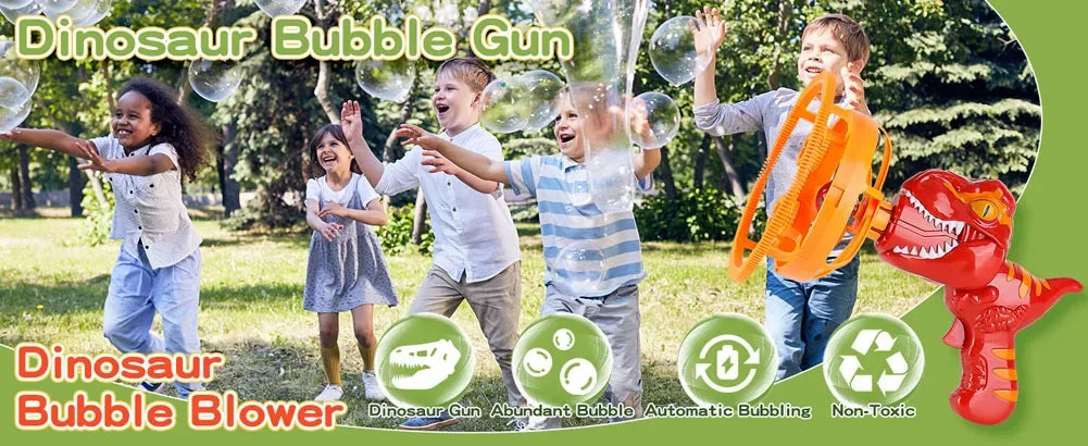 Dinosaur Bubble Gun Machine Toy - Smart Shop (Online Store for wise shoppers) 