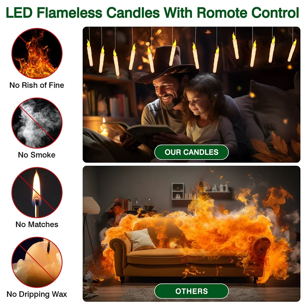 LED Candles with Magic Wand - Smart Shop (Online Store for wise shoppers) 