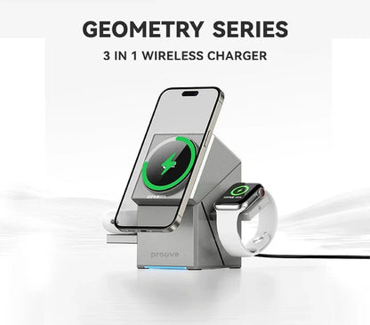 3 in 1 Magnetic Wireless Fast Charger - Smart Shop (Online Store for wise shoppers) 