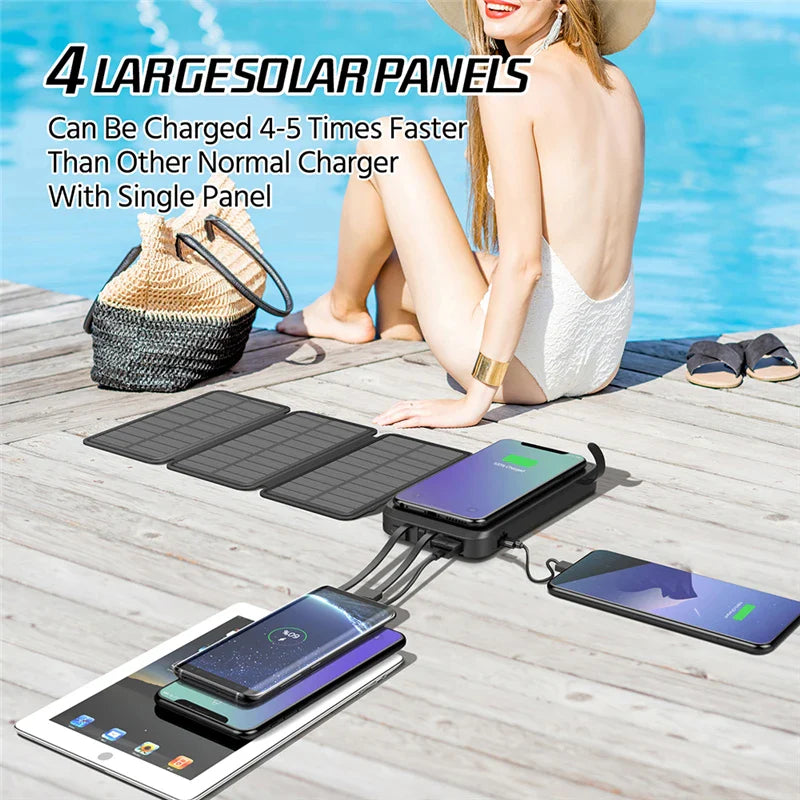 Multifunctional Solar Power Bank Quick Wireless Charger - Smart Shop (Online Store for wise shoppers) 