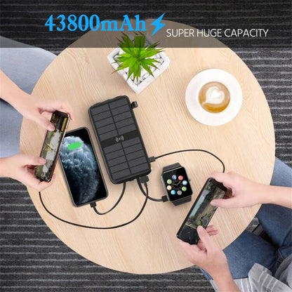 Multifunctional Solar Power Bank Quick Wireless Charger - Smart Shop (Online Store for wise shoppers) 