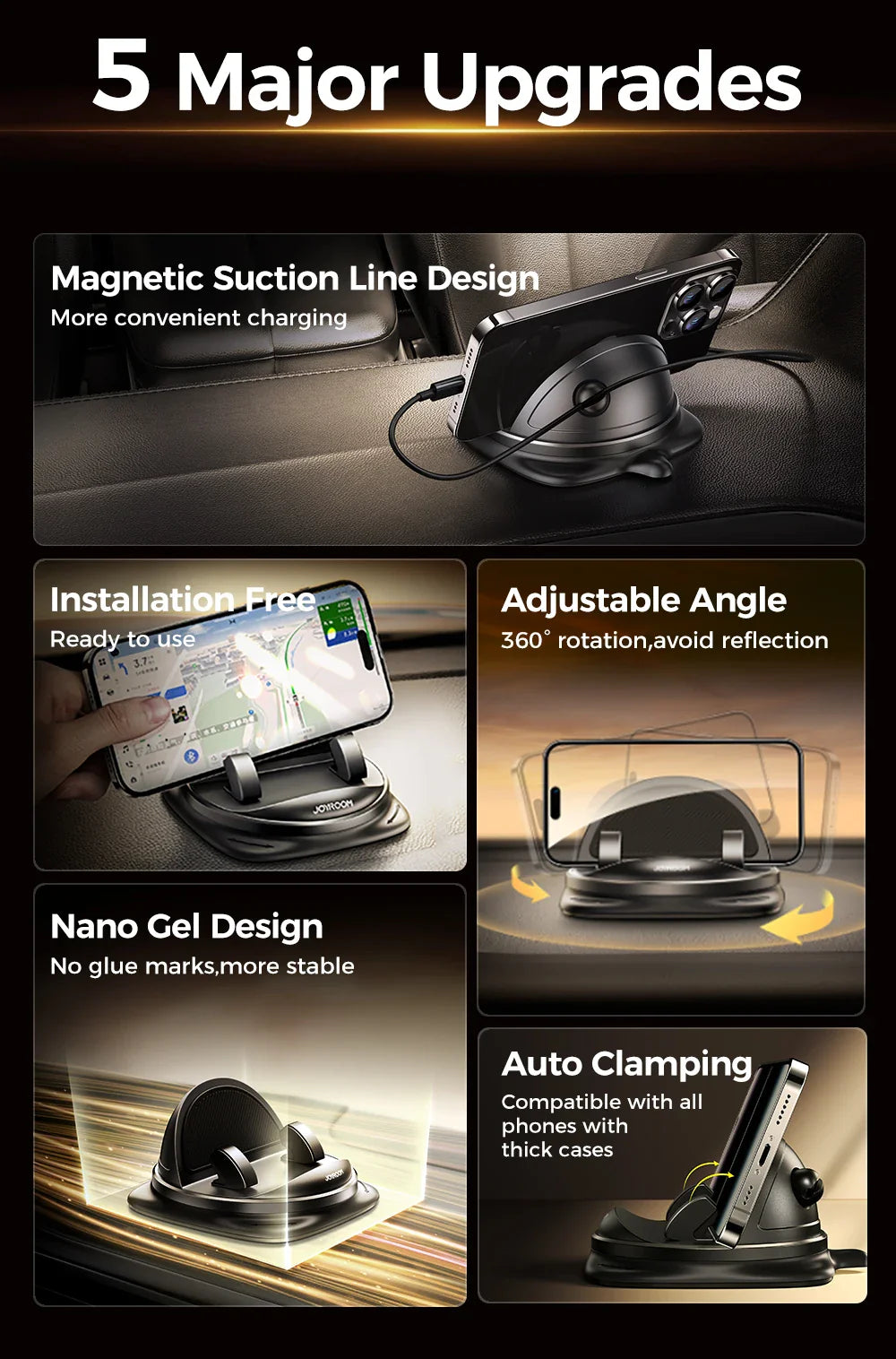 Universal 360 Degree Rotating Car Phone Holder - Smart Shop (Online Store for wise shoppers) 