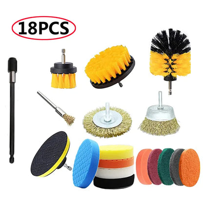 Drill Attachment Scrub Brush Kit - Smart Shop (Online Store for wise shoppers) 