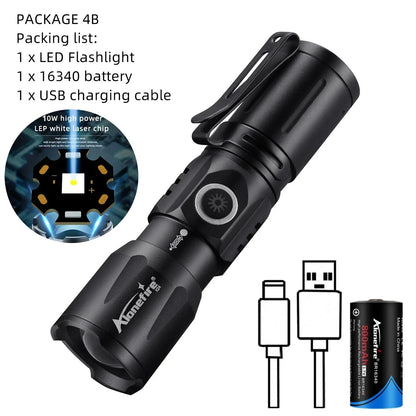 Ultra Bright USB Telescopic Zoom Flashlight - Smart Shop (Online Store for wise shoppers) 