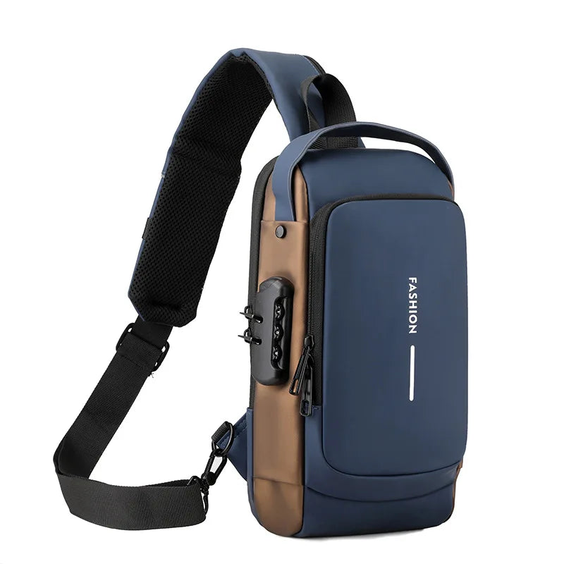 Waterproof Chest Bag with USB Charging Interface - Smart Shop (Online Store for wise shoppers) 