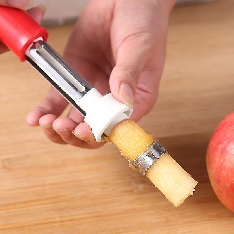 2-in-1 Fruit Peeler & Corer