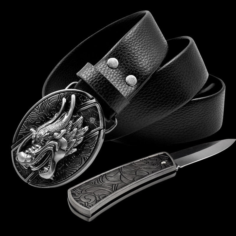 Self-defense Belt With a Hidden Knife