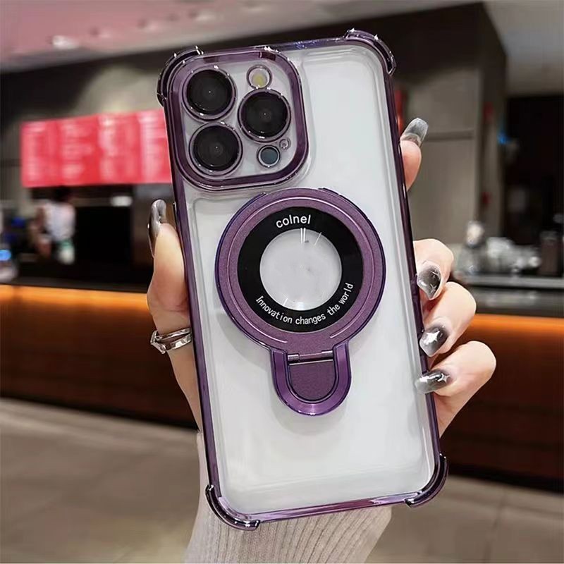 Protective Phone Case with a Ring Stand