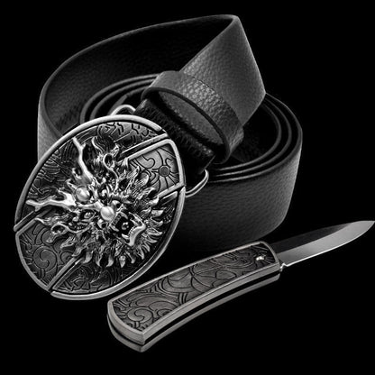 Self-defense Belt With a Hidden Knife