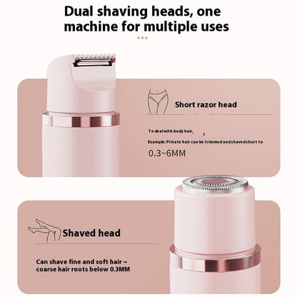 Dual-Head Electric Painless Shaver