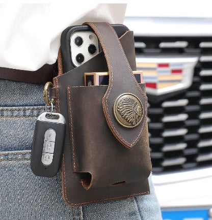 Phone Belt Leather Holster