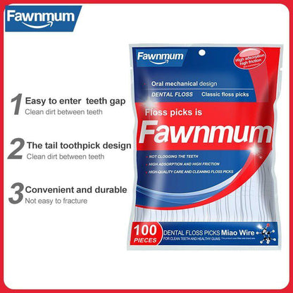 DenTek Fawnmum®  - Dental Floss Flosser Picks Toothpicks Teeth Stick - Smart Shop (Online Store for wise shoppers) 