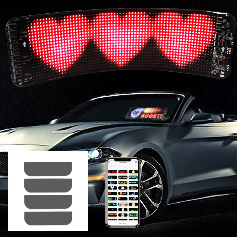 LED Customizable Fun Ride Bluetooth Car Sign