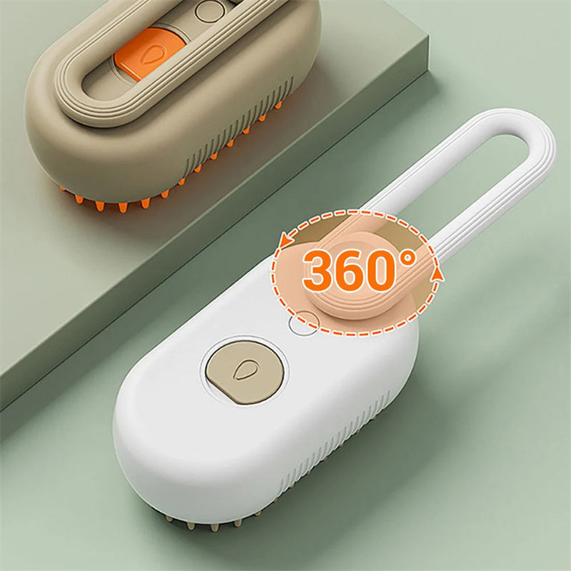 Rechargeable Steam Pet Brush