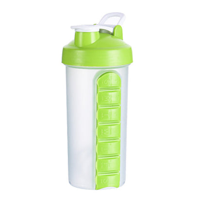 Water Bottle Daily Pill Organizer