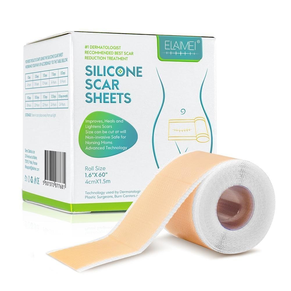 ELAIMEI™ Medical Soft Silicone Gel Tape for Scar Removal (1.6” x 60”） - Smart Shop (Online Store for wise shoppers) )