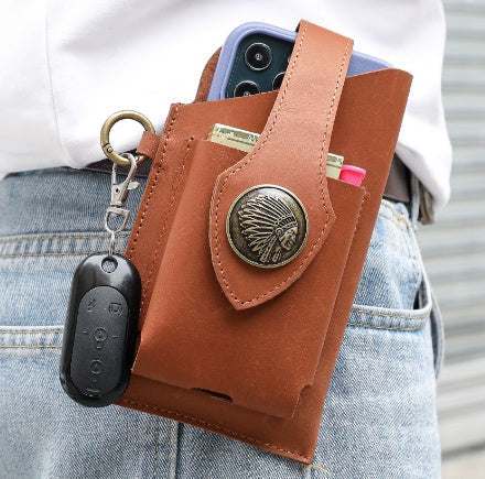 Phone Belt Leather Holster