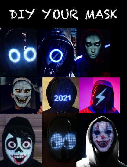 Smart Bluetooth LED Face Mask - Smart Shop (Online Store for wise shoppers) 