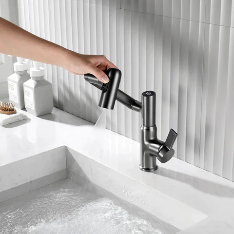 SmartFlow Intelligent Faucet With a Digital Display