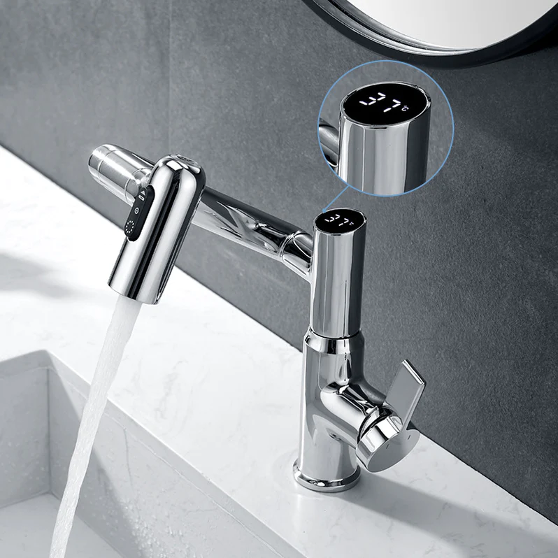 SmartFlow Intelligent Faucet With a Digital Display