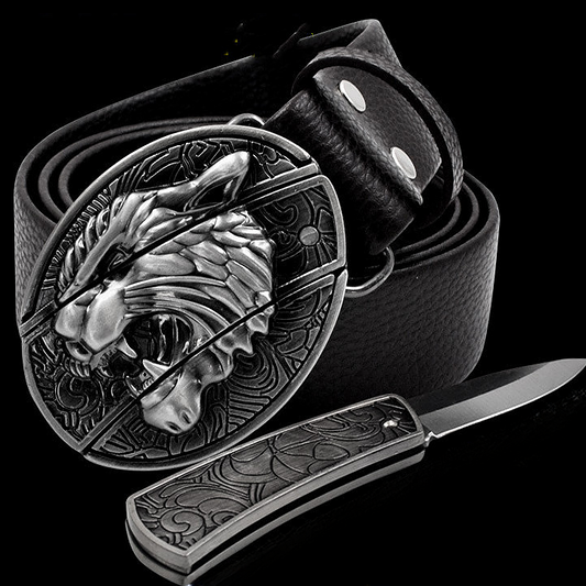 Self-defense Belt With a Hidden Knife