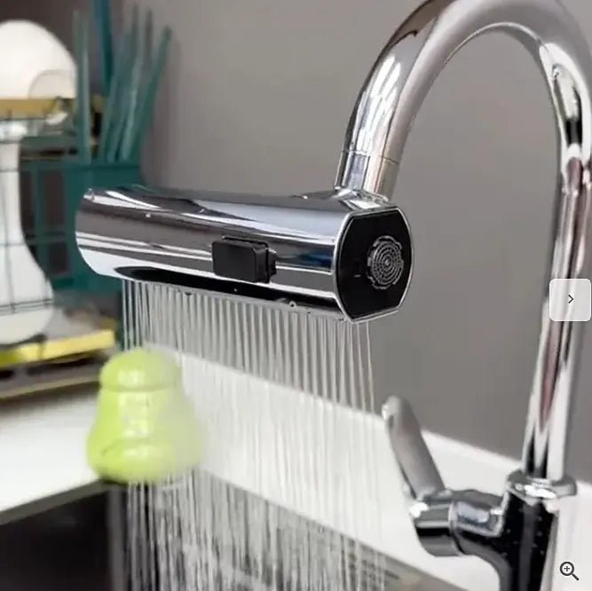 Kitchen 3-in-1 Waterfall Faucet