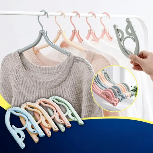 Portable Folding Hanger (Set of 8)