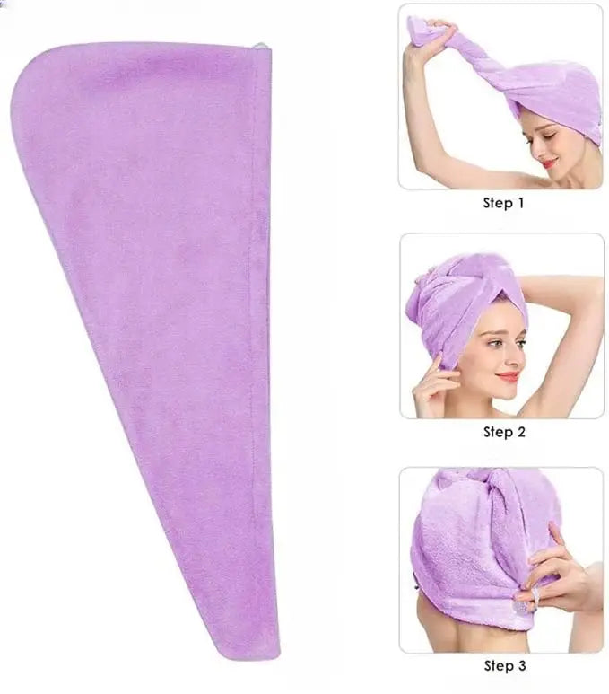 Ultra Absorbent Hair Wrap Towel