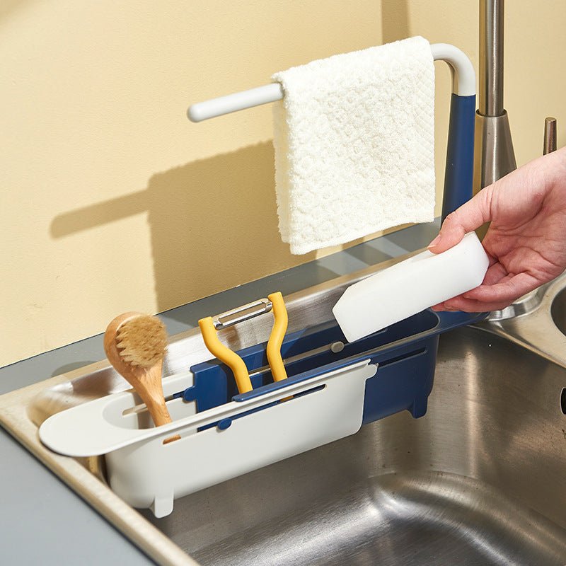 Kitchen Sink Telescopic Drain Rack - TechnoAnt