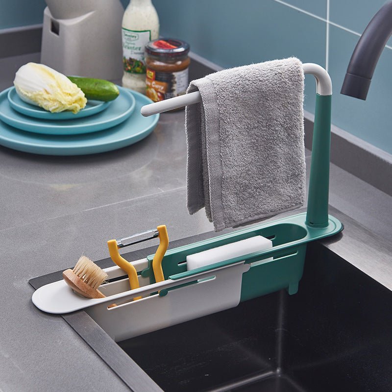 Kitchen Sink Telescopic Drain Rack - TechnoAnt