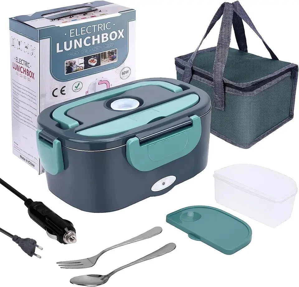 Electric Heating Stainless Steel Lunch Box - Smart Shop (Online Store for wise shoppers) 