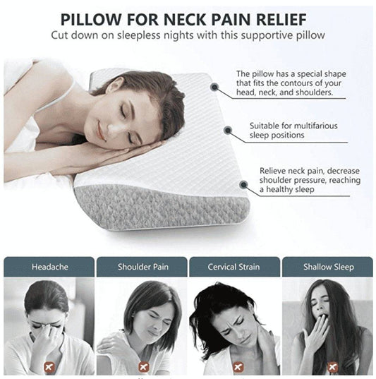 MedPillow™ - Ergonomic Sleep Gel Pillow For Neck Pain - TumTum