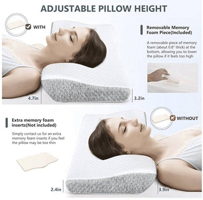 MedPillow™ - Ergonomic Sleep Gel Pillow For Neck Pain - TumTum