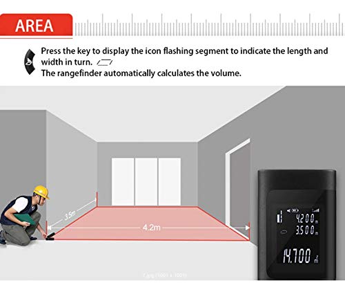 USB Rechargeable Mini Laser Range Finder