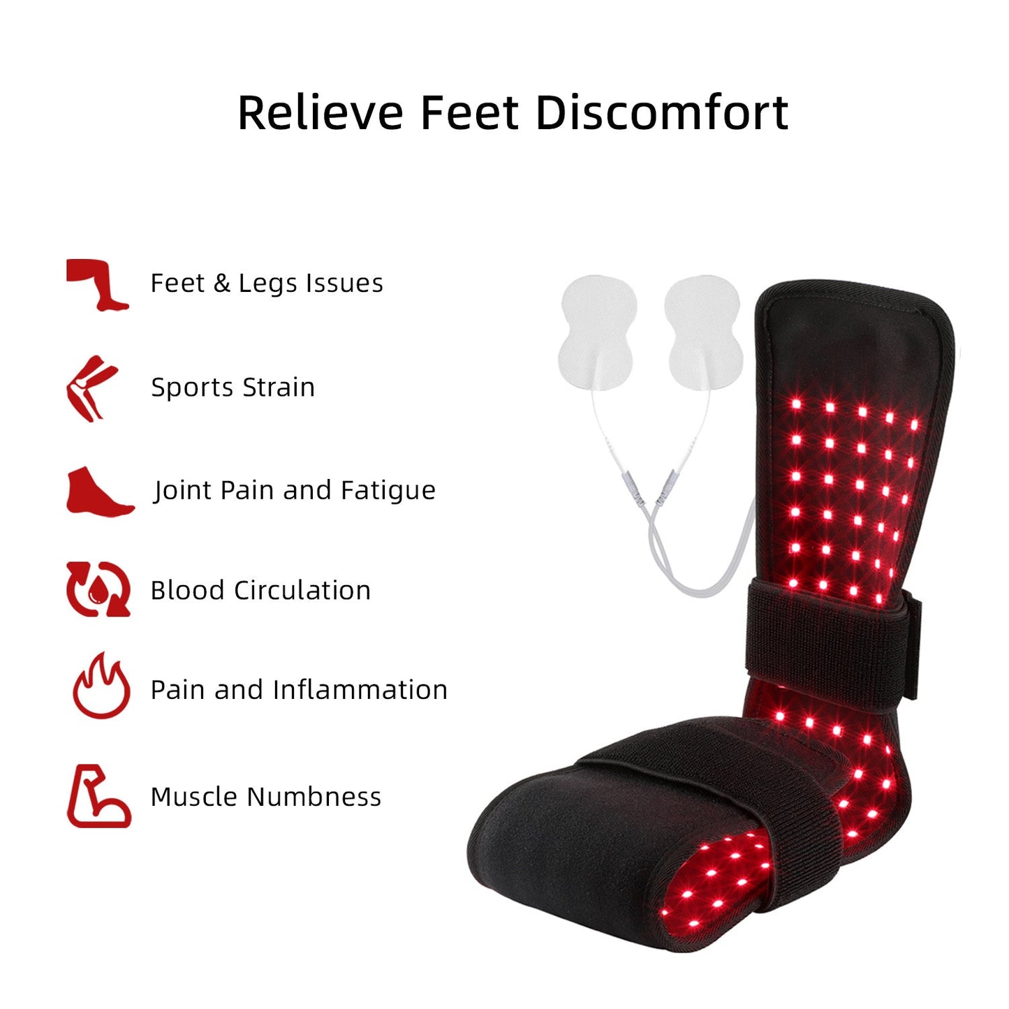 Megelin Red Light Therapy Foot Belt