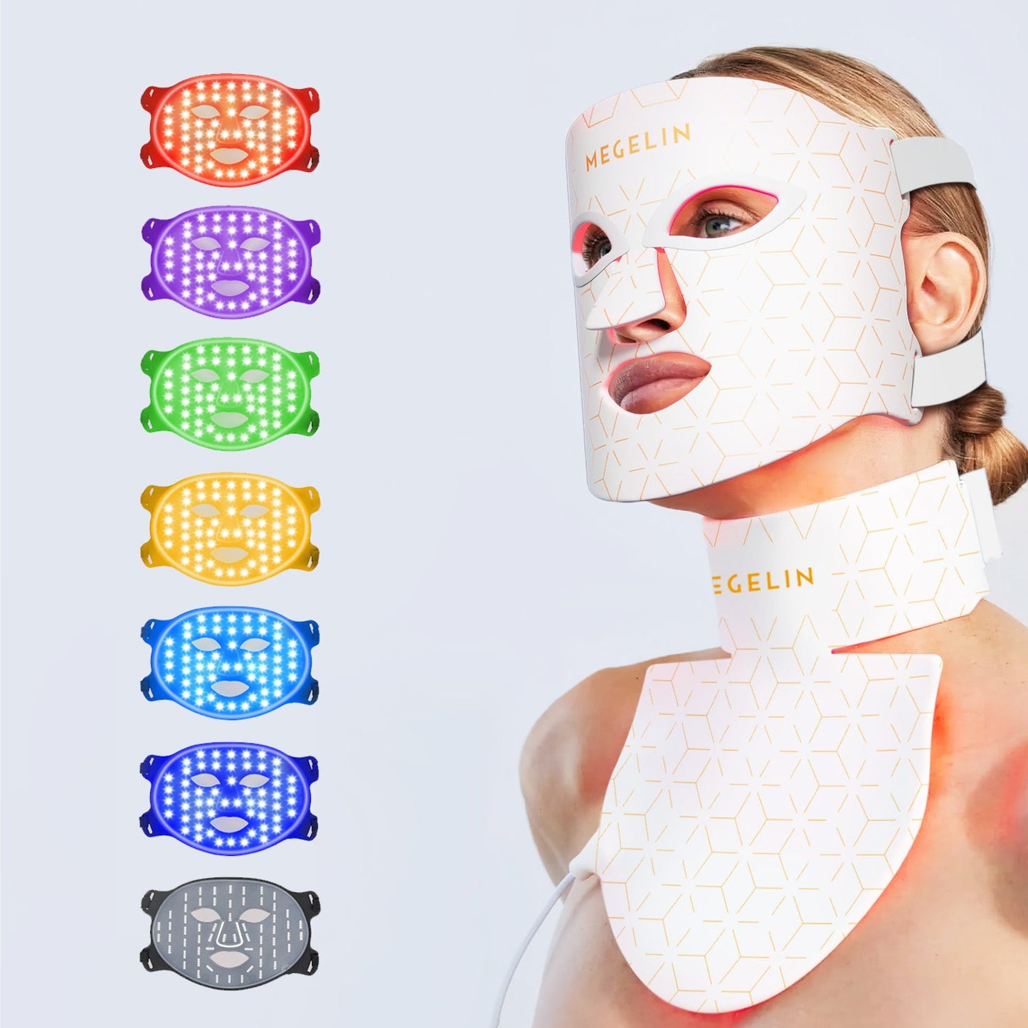 Megelin LED Light Therapy Face Mask - Megelin