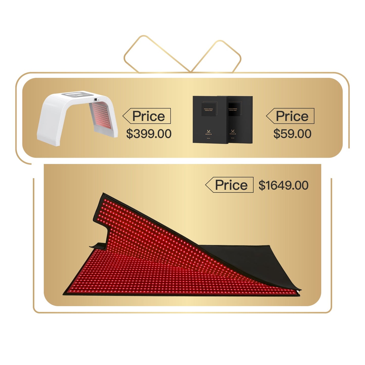 Megelin Red and Near-Infrared Light Therapy Mat for Whole Body