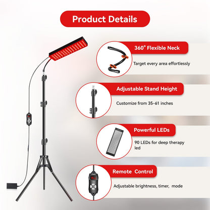 Megelin Flexible Red Light Therapy Panel