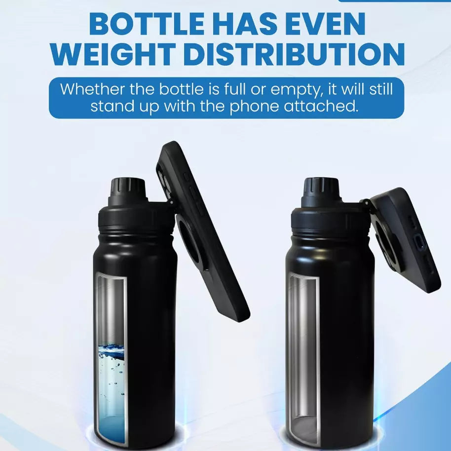 Insulated Water Bottle Magnetic Phone Holder - Smart Shop (Online Store for wise shoppers) 