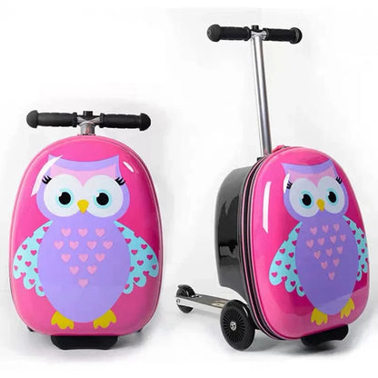 The Ultimate Rolling Suitcase and Scooter Combo for Kids