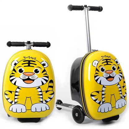 The Ultimate Rolling Suitcase and Scooter Combo for Kids