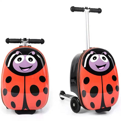 The Ultimate Rolling Suitcase and Scooter Combo for Kids