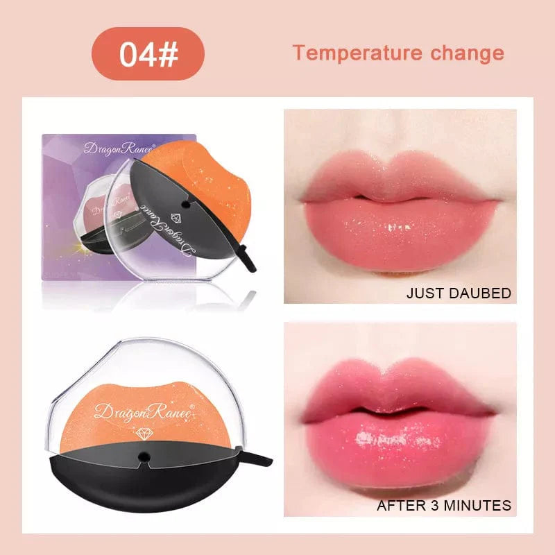 SearchFindOrder 10 color change Lip-shaped Kiss Velvet Lipstick Moisturizing, and Waterproof